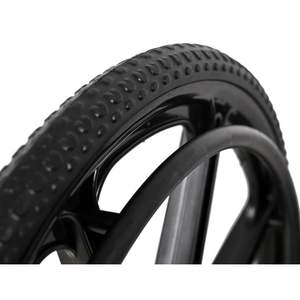 Rueda de repuesto de 24 pulgadas para silla de ruedas, nailon gris, duradera, ligera, suave, Rodante, neumático sin marcas, ajuste Universal - Product Image 3