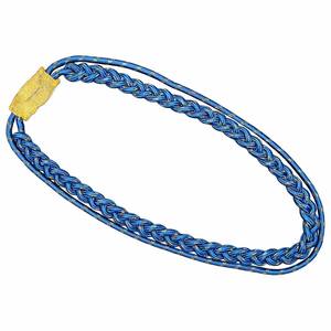 Rojo holandés y dorado, las puntas son doradas. Agujetas de Alta Tenacidad de 3 Hebras Trenzadas, Lado Derecho, Hilo Dorado, Color Verde - Product Image 3