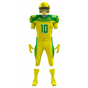 High Quality Custom Professional American Football Uniform Best Design for Youth Training Unisex Short <b>Sets</b> for Adults - Product Image 1