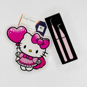 Pinzas de Acrílico Personalizables de Alta Demanda con Diseño de Hello Kitty, Pinzas de Aislamiento de 90 Grados, Ecológicas, para Pestañas - Product Image 6
