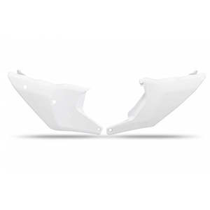 HUSQVARNA FX 350 2023-2025 pannelli laterali parafanghi anteriori in plastica bianca per moto - Product Image 1