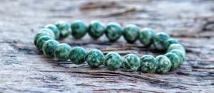 Cuentas de sodalita verde de estilo clásico unisex para pulsera, brazalete de acero inoxidable para aniversario de boda o regalo de fiesta - Product Image 4