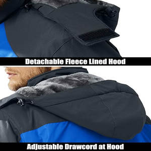 Veste de ski confortable pour hommes en vente directe fabriquée en usine veste de ski d'hiver imperméable et respirante pour utilisation en extérieur - Product Image 4