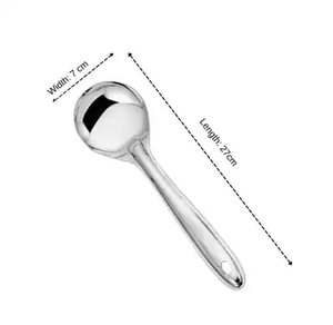 Cuillère de service de mariage en acier inoxydable Outils de cuisine épais Spatule domestique Taux le plus bas du fabricant - Product Image 1