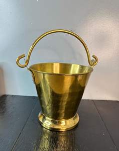 Cubo de hielo de latón martillado de inspiración vintage para decoración del hogar de lujo y presentación escalofriante de bebidas en la barra - Product Image 4