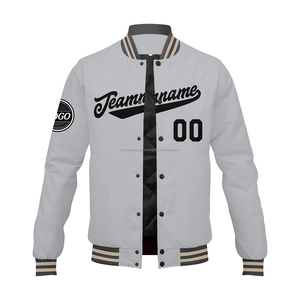 <b>Summer</b> breathable wool varsity <b>jacket</b> for <b>men</b> with custom embroidery windproof bulk teamwear style - Product Image 4