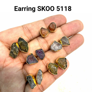 Vintage Bohemian Statement Earring Set <b>Small</b> Beautiful Indian Traditional Design for Jewelry Making Components - Product Image 3