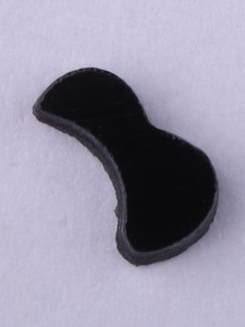 Ónix negro Natural de alta calidad, 7mm, formas elegantes, piedras preciosas sueltas, ónix negro para la fabricación de joyas, Color AA - Product Image 2