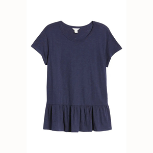 Camiseta Peplum de algodón suave personalizada para mujer camiseta para hombre - Product Image 5