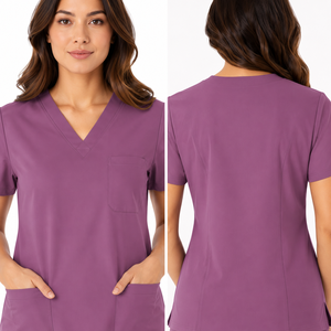 Conjunto de Uniforme Médico para Mujer |   Uniformes Médicos Premium con Cuello en V |   Ropa de Enfermería Cómoda - Product Image 2