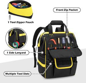 Bolsa de Herramientas Resistente OEM, Organizador de Herramientas Portátil, Correa de Hombro Ajustable, Resistente al Agua, Capacidad de 12L, Almacenamiento con Cierre - Product Image 4