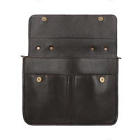 Porte-documents de bureau en cuir noir avec housse pour ordinateur portable Caractéristiques imperméables pour les cadres