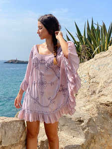Nouvelle Collection Vêtements de Plage Robes Mexicaines Brodées Traditionnelles Brodées Tendance Printemps Boho Robe Courte Boho - Product Image 2