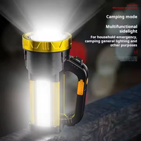 Lampe de poche d'urgence extérieure lumineuse et rechargeable pour le camping