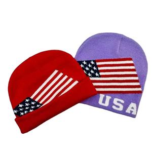 Gorros de Invierno Personalizados de Alta Gama, Tejidos con Estampado Digital Jacquard, Acrílico/Lana, para Viaje, Color Sólido, Unisex, Cálidos - Product Image 1