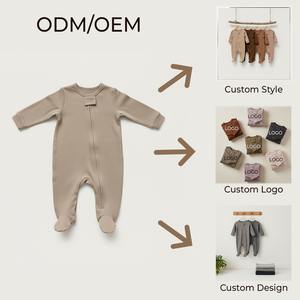 ชุดรอมเปอร์เด็กทารกผ้าฝ้ายระบายอากาศได้ดี นุ่มสบาย สำหรับเด็กแรกเกิดและเด็กเล็ก - Product Image 6