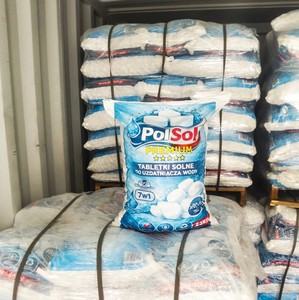Sel adoucisseur d'eau de qualité industrielle PolSol 25 kg |   Comprimés de NaCl blancs purs à 99,9 % (prix de gros) - Product Image 3
