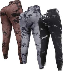 Leggings de yoga à taille croisée à motif solide confortables avec un design élégant - Product Image 5