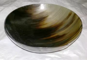El cuerno más vendido hizo un atractivo cuenco pulido para servir con cuchara para utensilios de cocina de la India Exportado por Crescent Crafts - Product Image 2