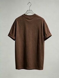 Camiseta Oversize Unisex con Cuello Redondo y Manga Corta, Estampado por Sublimación Personalizado, Efecto Desgastado y Lavado Ácido, Venta al por Mayor a Granel - Product Image 2