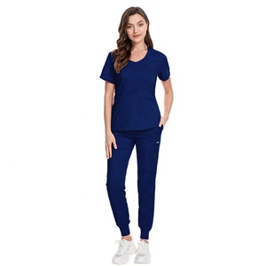 2025 vente en gros femmes gommage uniforme vendeurs Blouses femme infirmière uniforme conception infirmière Stretch gommage survêtement ensembles ensembles uniformes - Product Image 5