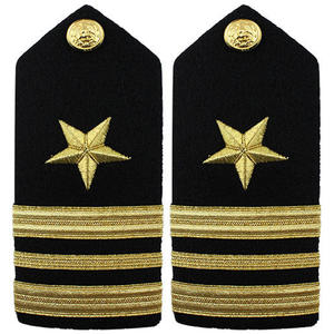 Hombreras personalizadas hechas a mano con bordado para uniformes formales Opciones de logotipo disponibles Epaulette Etiqueta de hombro Fabricante - Product Image 6