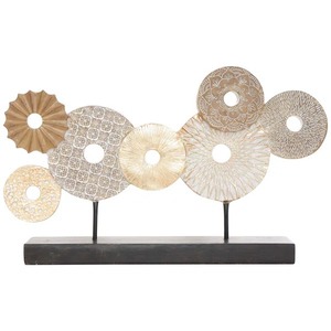 Sculpture en métal noir de qualité supérieure de personnes en cours d'exécution ajoute un design moderne de finition de luxe et une présence unique accrocheuse - Product Image 5