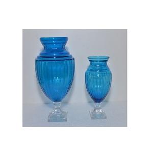 Ensemble de 3 vases de mariage en verre transparent au design moderne et vintage Décoration de vase de table pour plancher de bureau de style simple - Product Image 6