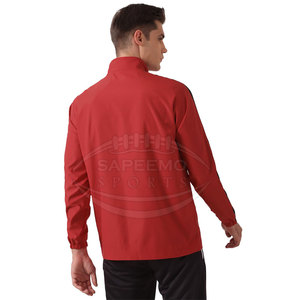 Veste de course ultra légère pour homme en tissu tissé, col montant, logo frontal, coupe-vent, respirante, pour l'entraînement et la performance en salle de sport - Product Image 3