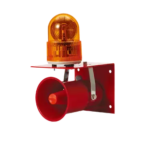 2024 New Flashing Rotating LED Warning Light Sounder Siren High Efficiency Water Proof Best Seller SC1