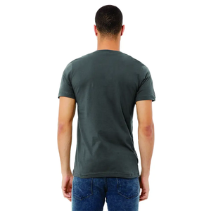 T-shirt à manches courtes en coton 100% lavé 270g, best-seller de la marque, pour hommes et femmes, col oversize, coupe décontractée, design uni - Product Image 3