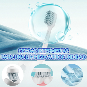 Ultrasonic Smart Electric <b>Toothbrush</b> Rechargeable with 2 Soft Bristle Brush <b>Heads</b> IPX7 Waterproof Travel Size USB Power Source - Product Image 2