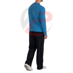 Camisa de Manga Larga para Hombre, Diseño Nuevo 2025, Poliéster/Algodón, Secado Rápido, Transpirable, Antiarrugas, con Diseño de Patrón Sólido - Product Image 2