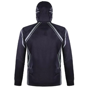 Sweat à capuche zippé complet pour hommes de haute qualité Heavyweight Vintage avec logo personnalisé pour l'impression numérique Puff Print pour l'hiver - Product Image 2