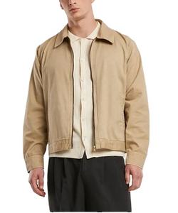 Veste en toile personnalisée, col en velours côtelé, coton de chanvre, pour hommes, vente en gros, veste en toile, coton de haute qualité, vestes de travail - Product Image 1