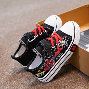 أحذية قماشية ربيعية للأطفال كاجوال للأولاد من سن 5-12 سنة بنمط كرتون مريح مسطح بنعل مطاطي ناعم متعدد الاستخدامات - Product Image 3