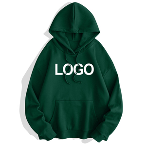 High Quality Cotton <b>Men</b> Pullover <b>Hoodies</b> Embroidery And Logo Loose Style <b>Plain</b> Unisex Oversized <b>Hoodies</b> - Product Image 4
