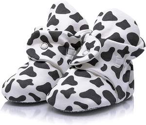 Botines de algodón orgánico para recién nacidos, zapatos de bebé antideslizantes de suela blanda para niños y niñas en primavera y otoño - Product Image 3