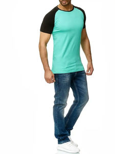 เสื้อยืดคอกลมผ้าฝ้ายแขนสั้นสำหรับผู้ชายเสื้อลำลองคอกลมผ้าคอตตอนน้ำหนักเบาเหมาะอย่างยิ่งสำหรับฤดูร้อนเครื่องแต่งกายประจำวันและสวมใส่สบาย - Product Image 3