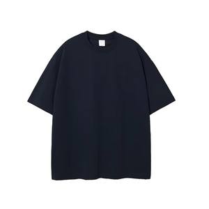 Manufacturer wholesale unisex heavyweight <b>plain</b> blank round collar short sleeves <b>oversized</b> high quality custom Men's <b>T</b>-<b>Shirts</b> - Product Image 4