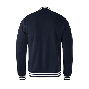 Chaquetas universitarias de béisbol con logotipo personalizado, chaqueta universitaria de béisbol transpirable de sarga de secado rápido de alta calidad, OEM directo de fábrica - Product Image 4