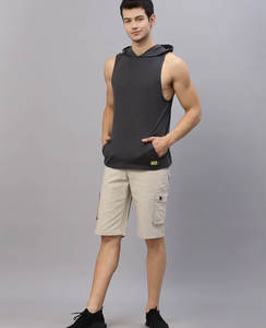 Camiseta sin mangas de gimnasio para hombre de alta calidad, camiseta sin mangas para gimnasio para hombre, chalecos acanalados con logotipo personalizado, camiseta sin mangas de algodón transpirable - Product Image 1