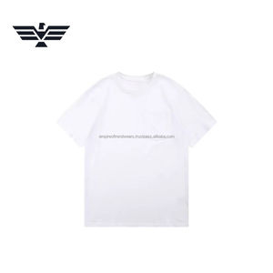 T-shirt pour homme à manches courtes, coupe ajustée, couleur unie personnalisée |   T-shirt en coton premium à col rond |   Pochette avant en tissu teint, anti-rétrécissement, 210g - Product Image 2