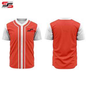 Derniers vêtements de sport de maillot de baseball vierge sur mesure pour équipe vente en gros maillot imprimé par sublimation - Product Image 1