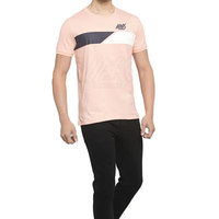 T-shirt imprimé 100 % coton pour homme, coupe ample, col rond, design tendance, collection 2026, vente chaude
