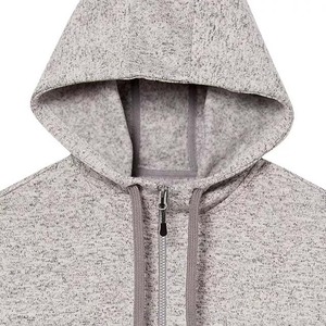 Sudadera con capucha básica de algodón de color liso con media cremallera, diseño personalizado, extragrande, nueva moda, invierno 2026, precio económico - Product Image 4