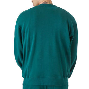 Ensemble sweat-shirt et short amples pour hommes, 100 % coton, grande taille, imprimé écologique, en molleton, vente en gros - Product Image 5