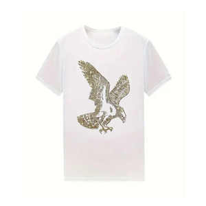 Men Rhinestone <b>T</b>-<b>Shirts</b> Customized Men Rhinestone <b>T</b>-<b>Shirts</b> Customizable OEM Classic Round <b>Neck</b> Best Selling <b>Low</b> Price streetwear - Product Image 1