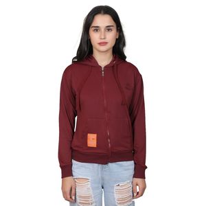 Sudadera Evolve para Mujer, 100% Algodón, Cuello Redondo, con Capucha, Manga Larga, Estilo Crop Top Moderno, Transpirable, para Invierno - Product Image 1