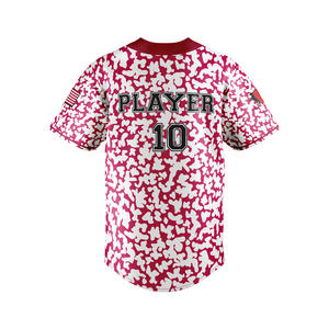 Ensembles d'uniformes de baseball et de softball personnalisables pour hommes, sweat-shirt en maille respirante, maillot brodé, sublimation thermique, taille plus - Product Image 6